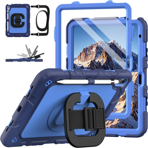 Grifobes A16 11th/10th 2025/2022, 11 Inch/10.9 Inch 360Rotate for iPad Generation Case for iPad Case Cover with Screen
