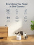 GNCC 2.4GHz 1080P Required(1-Pack) Only Indoor Security Camera, Cameras for Home Security, Motion Detection, Two-Way