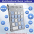 Bawanfa Plus 3 2.0 18 USB C Wired Number Pad, USB Numeric Keypad with USB Ports, Key Number Pad Portable Slim Mini