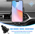 TNAIYH 360 Car Phone Holder Mount, Rotation Adjustable Portable Air Vent Smartphone Mount with Hook Clip, Automobile