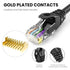 6 6 (10 Pack), Cat6 10Gbps 500Mhz RJ45 PS4/5 Ultra Clarity Cables Cat Ethernet Cable Feet Patch Cable, High Speed