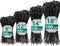MasiStranth 800 PCS Black Zip Ties Assorted Sizes 8+12+14+18 Inch Self-locking Nylon Cable