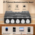 ZK-TB21 Bluetooth Amplifier Board, 50W+50W+100W 2.1 Channel Subwoofer Amp Board with Treble and Bass Control