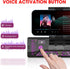 Single-Din Stereo with Car Phone Holder, Bluetooth Car Radio, Push to Talk Assistant, Multi Color LCD AM FM Tuner, AUX