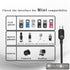 6 A/V Out Digital Cable fit for Canon PowerShot/EOS/DSLR Cameras and Camcorders, Mini USB Cord ft