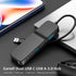 Eanetf 3.0 5 2* 2* 1* Player,Projector,Monitor,Laptop,PS4,Flash 5 1 USB to HDMI Adapter, Dual USB C USB A Hub: Ports