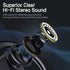 Wireless Earbuds with Microphone, Bluetooth Headphones Over The Ear, 70H Playback Time, Leather Display Case, HiFi