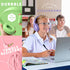 Sonitum Kids Headphones for School, Bulk Set 5-Pack On-Ear Wired Headphones for Schools & Libraries (Mixed Colors)