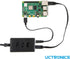UCTRONICS PoE Splitter 5V 4A for Raspberry Pi 4 & Jetson Nano, Active PoE+ to Barrel Jack or USB-C Adapter