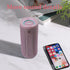 Outdoor Portable Bluetooth Speaker, Wireless IPX7 Waterproof, 25W Loud Sound, Bassboom Technology, 16H Playtime, Pink