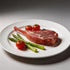 LOGOFUN Lifelike Artificial Steak Beef Model Fake Realistic Meat Photography Prop for Kitchen Display Restaurant