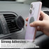 Zyghjort 16pcs Mount Metal Plate for Phone Magnet, Round Steel Sheets Sticker with Strong Backing Adhesive Universal