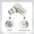 Anina BNC Male to UHF Female SO239 Jack Coax Connector Right Angle RF Antenna Adapter for Ham Radio