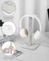 Luxury Rhinestones Headphone Stand, Metal Crystal Holder for All Headphones, Silver