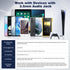 3.5mm Headphones Wired Earbuds with Microphone Noise Canceling Earphone HiFi Stereo Clear Magnetic Semi Plug in Ear Buds for Samsung A25 A15 A03s S10 A12 Note 9 Moto Nintendo Switch Kindle MP3 Black