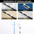120Pcs Self Adhesive Transparent Cable Clips, Heavy Duty Wire Holder for Tidy Drop Cord Management