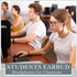 Kanayu 100 Pack Wired Earbuds, Bulk for Classroom, Basic Student Earbuds, Individually Bagged, Multicolor