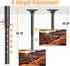 ELIVED Ceiling TV Mount for Most 26-65 Inch TVs, Full Motion Adjustable Bracket, Max VESA 400x400mm, 99 lbs