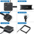 NTONPOWER 2 Prong Power Strip, 2 to 3 Prong Outlet Adapter, 5 ft Extension Cord, 8 Outlets, 3 USB, Wall Mount