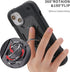 iPhone 14 Plus Case 6.7" - Heavy-Duty Rugged Cover (Black) with Ring Stand, 2 Glass Screen Protectors & 1 Camera Lens