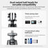 TELESIN Magnetic Mount Magnet Metal Accessories for Action Camera, 360 Quick Release Car Holder for GoPro Max Hero 12