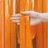 Orange Tinsel Curtain Party Backdrop - GREATRIL Foil Fringe Streamers for Fall/Thanksgiving/Birthdays Decorations