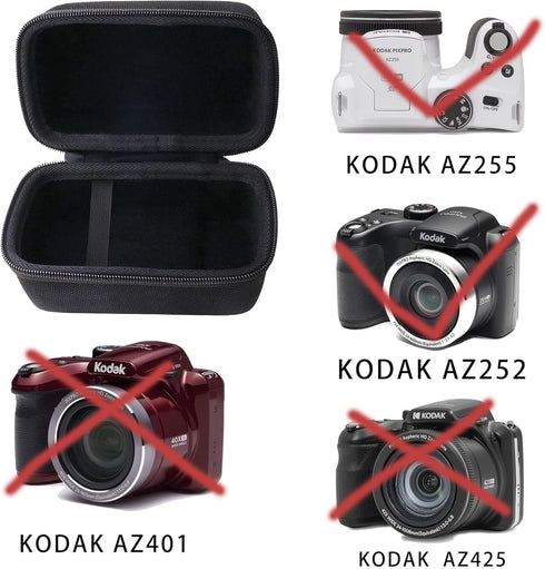 JINMEI Hard EVA Carrying Case for Kodak PIXPRO AZ255/AZ252 Point & Shoot Digital Camera