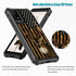Shop TCL ION X & ION V Case with Glass Screen Protector, Heavy Duty Rugged PC & TPU Bumper, American Flag Deer Design.