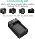 LP EN-EL9 Battery Charger for Nikon EN-EL9 EN-EL9a Battery, Compatible with D40, D60, D5000 Cameras