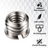 Zyghjort 10PCS 1/4"-20 3/8"-16 1/4 3/8 Female to Male Tripod Adapter Standard Metal Tripod Adapters to Reducer Bushing