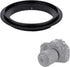 58mm Macro Lens Reverse Ring Adapter for Canon EOS Rebel T6 T7 T5 SL3 SL2 with EF-S 18-55mm Kit Lens