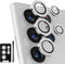 for S23 Ultra Camera Lens Protector, Aluminium Alloy Ring 9H Tempered Glass Anti Scratch Cover for Samsung Galaxy