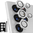 for S23 Ultra Camera Lens Protector, Aluminium Alloy Ring 9H Tempered Glass Anti Scratch Cover for Samsung Galaxy