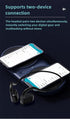 GZCRDZ Headset IPX8 Swimming Headset 32GB MP3 Bone Conduction Wireless Bluetooth Waterproof Outdoor Fitness Memory