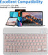 Ultra Slim Mini Wireless Bluetooth Keyboard, Compatible with Amazon Kindle Fire HD, iPad, iPhone, Other Devices, Pink