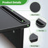 2 Zimilar Dual Monitor Stand Riser, Monitor Stand with Adjustable Length and Angle, Wood Monitor Stand for Desk