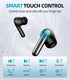 Wireless Bluetooth Earbuds, 50H Playback Deep Bass Stereo Headphones with Dual Mic, Waterproof Charging Case for iPhone