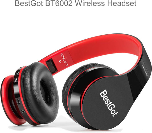 2024 BT6002 Kids Bluetooth Headphones - Wireless, Foldable, 18-Hour Battery for School, PC, Phone, Tablets, TV