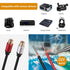 2 Packs RCA Audio Speaker Wire Adapter, Female Plug Jack Connector to Bare Wire Pigtail for Amplifier