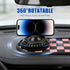 Generic Number,360 Mobile Phone Bracket Anti-Slip Mat,Multifunction Car Dashboard Mat with Temporary Parking Rotating