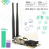 Ubit AC1200 PCIe WiFi Card for PC with BT 4.2 | Dual Band Wireless Network Adapter for Gaming, Browsing, Streaming