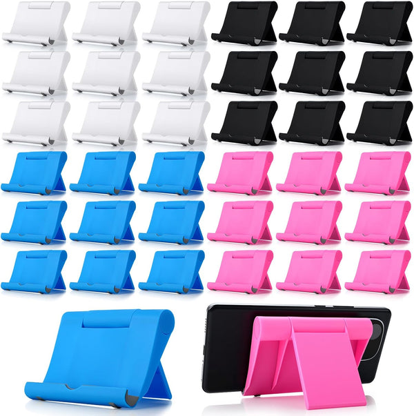 Wenqik 36 Pcs Cell Phone Stands Foldable Tablet Mobile Stand Adjustable Multi Angle