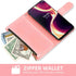 Asuwish Wallet Phone Case for Boost Mobile Celero 5G Plus 7 inch 2023, Flower Leather Flip with Tempered Glass