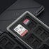 36 Slots Memory Card Case, Water-Resistant Anti-Shock Wallet for 24 Micro SD SDXC SDHC TF Cards and 12 SD SDXC SDHC