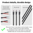 16.5" Set (3-Piece Set) (RJ11) Radar Detector Hardwire Power Cord Mirror Wire Plug Tap - Compatible with Escort Uniden