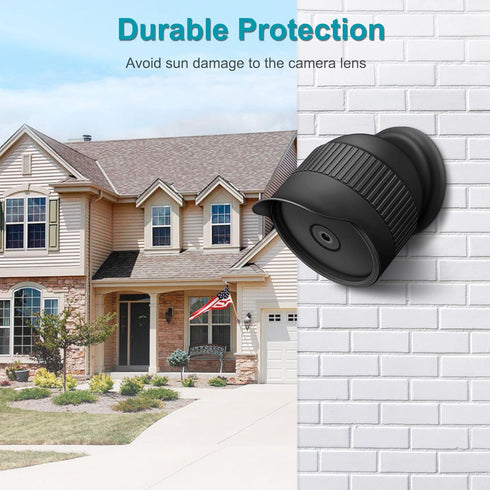 Fintie Silicone Skins Cover for Nest Cam Outdoor Or Indoor (Battery) 2021 - Weather Protective Camouflaged Case for