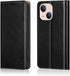 Belemay Case Compatible with iPhone 15 Wallet Case-Genuine Leather-RFID Blocking Card Holders-Shockproof TPU