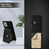 M-Plateau Stick On Phone Wallet, Card Holder with Elastic Magnetic Closure, Slim Holder with 3M Adhesive for iPhone 14