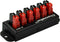 F-1011 6-Position 45A Power Pole Distribution Block Module, Connector Power Splitter Distributor Source Strip