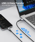 USB C Cable Short 1FT 3Pack, 12 inch 3A USB to USB C Fast Charger Braided Cord for Galaxy S10/S9/S8 Plus, Power Bank